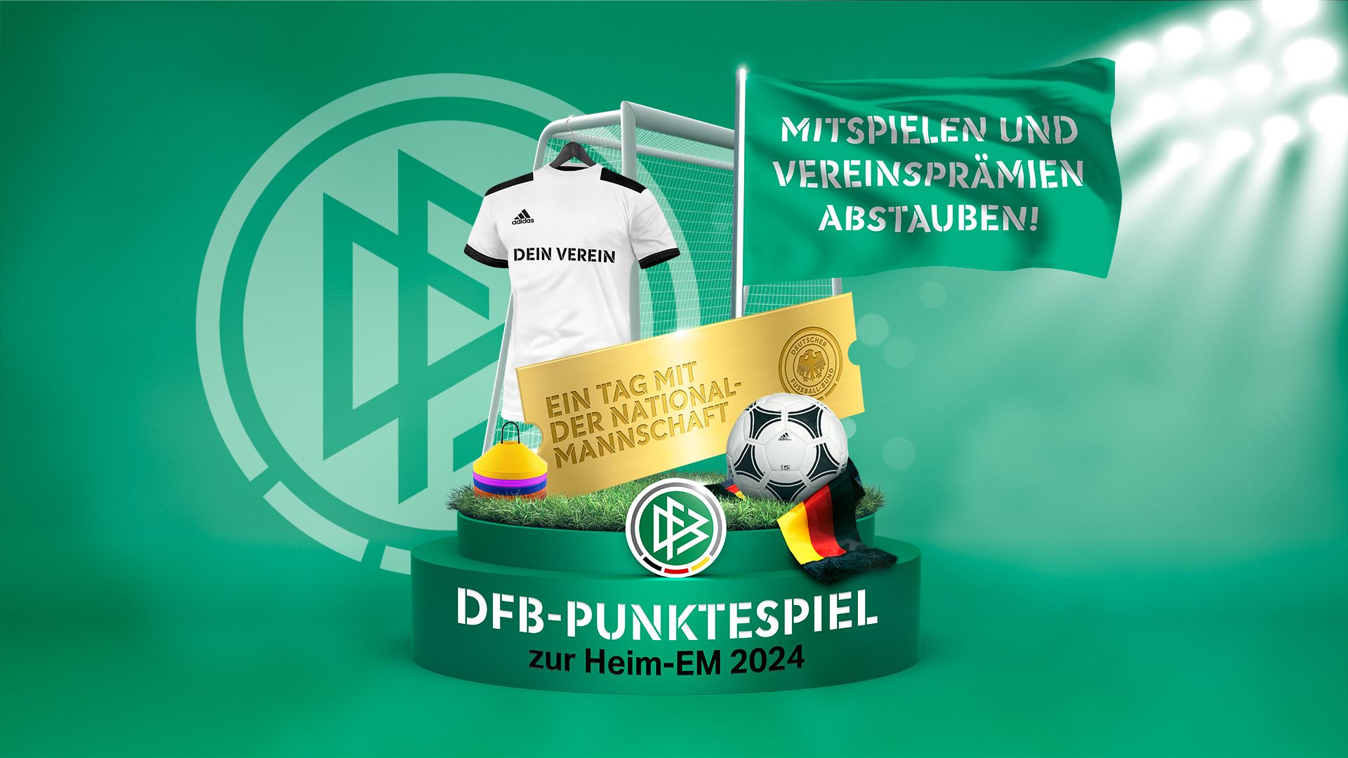 Vereinskampagne 2024 - Mitspielen und Vereinsprämien abstauben! DFB-Punktespiel zur Heim-EM 2024